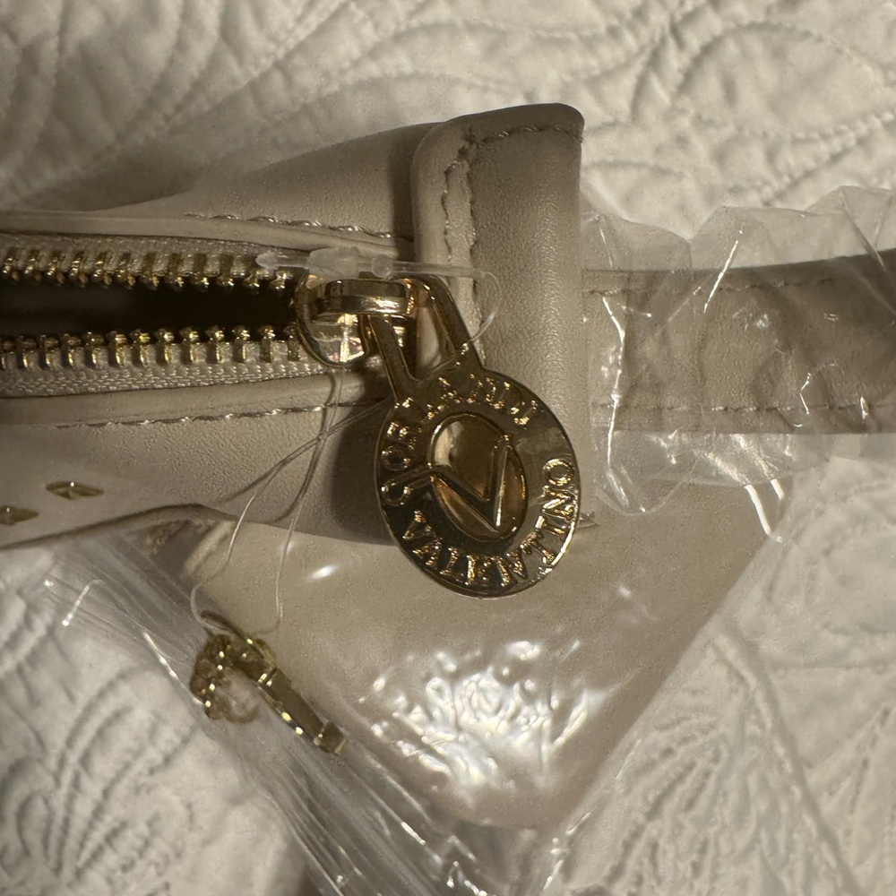 Valentino Orlandi Cream Studded Shoulder Bag with wallet - Picture 5 of 6